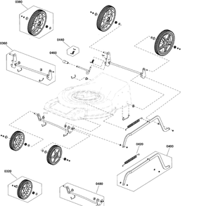 Part Location Diagram of 84005145 Murray Kit, Front Axle